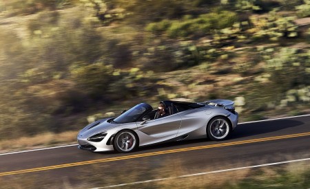 2019 McLaren 720S Spider (Color: Supernova Silver) Side Wallpapers 450x275 (42)