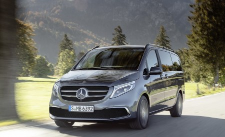 2019 Mercedes-Benz V-Class EXCLUSIVE Line (Color: Selenit Grey Metallic) Front Wallpapers 450x275 (4)