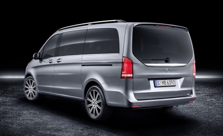 2019 Mercedes-Benz V-Class EXCLUSIVE Line (Color: Selenit Grey Metallic) Rear Three-Quarter Wallpapers 450x275 (71)