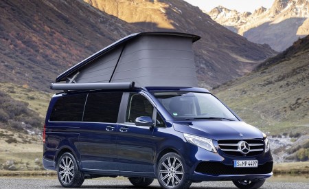 2019 Mercedes-Benz V-Class Marco Polo (Color: Cavansit Blue Metallic) Front Three-Quarter Wallpapers 450x275 (56)