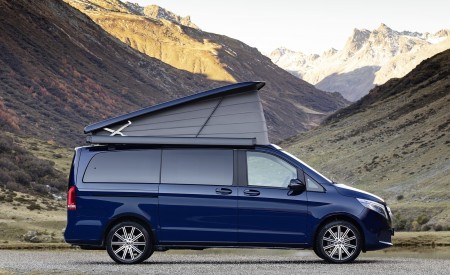 2019 Mercedes-Benz V-Class Marco Polo (Color: Cavansit Blue Metallic) Side Wallpapers 450x275 (52)