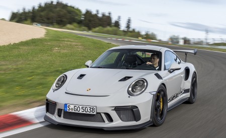 2019 Porsche 911 GT3 RS (Color: Crayon) Front Three-Quarter Wallpapers 450x275 (51)