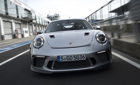 2019 Porsche 911 GT3 RS (Color: GT-Silver) Front Wallpapers 450x275 (75)