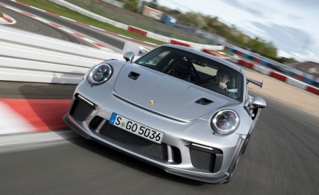 2019 Porsche 911 GT3 RS (Color: GT-Silver) Front Wallpapers 450x275 (76)