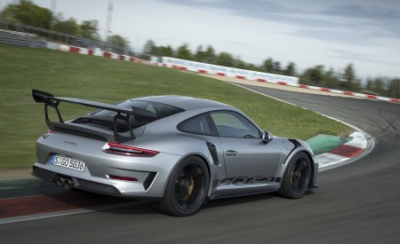 2019 Porsche 911 GT3 RS (Color: GT-Silver) Rear Three-Quarter Wallpapers 450x275 (78)