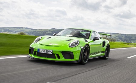 2019 Porsche 911 GT3 RS (Color: Lizard Green) Front Three-Quarter Wallpapers 450x275 (134)