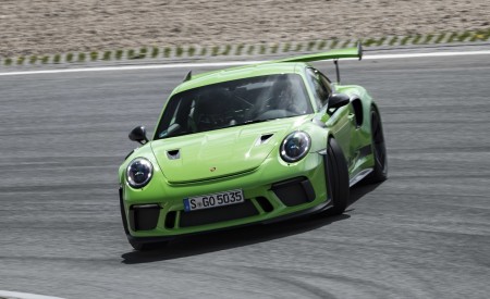 2019 Porsche 911 GT3 RS (Color: Lizard Green) Front Wallpapers 450x275 (136)