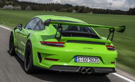 2019 Porsche 911 GT3 RS (Color: Lizard Green) Rear Three-Quarter Wallpapers 450x275 (137)