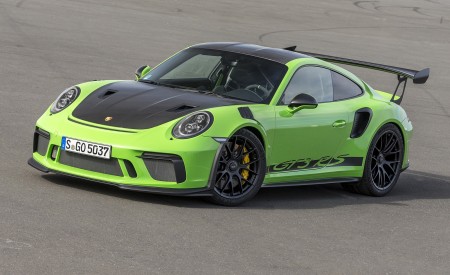 2019 Porsche 911 GT3 RS Weissach Package (Color: Lizard Green) Front Three-Quarter Wallpapers 450x275 (178)