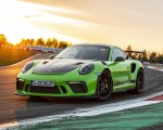 2019 Porsche 911 GT3 RS Weissach Package (Color: Lizard Green) Front Three-Quarter Wallpapers 150x120
