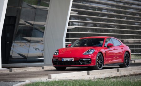 2019 Porsche Panamera GTS (Color: Carmine Red) Front Three-Quarter Wallpapers 450x275 (73)
