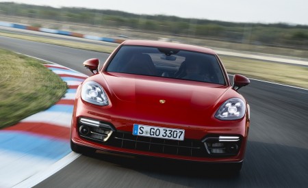 2019 Porsche Panamera GTS (Color: Carmine Red) Front Wallpapers 450x275 (4)