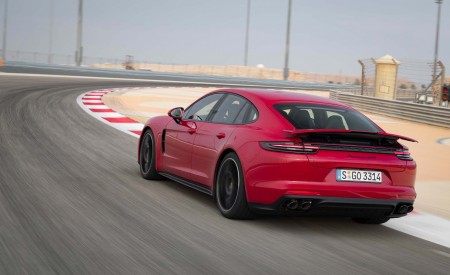 2019 Porsche Panamera GTS (Color: Carmine Red) Rear Wallpapers 450x275 (64)