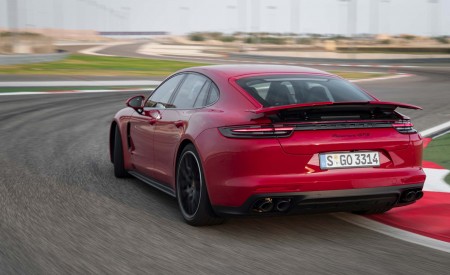 2019 Porsche Panamera GTS (Color: Carmine Red) Rear Wallpapers 450x275 (69)