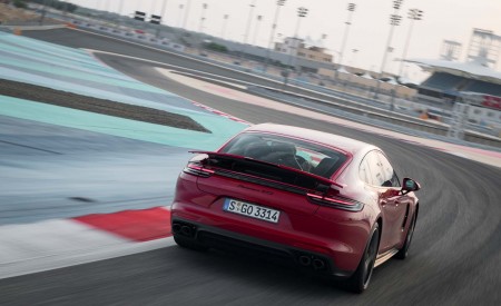 2019 Porsche Panamera GTS (Color: Carmine Red) Rear Wallpapers 450x275 (65)