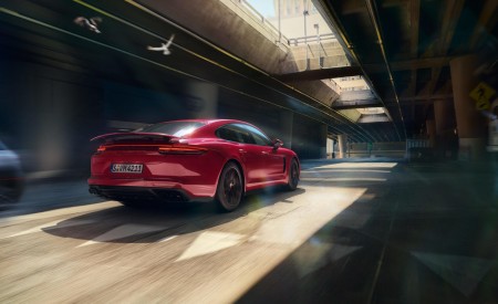 2019 Porsche Panamera GTS (Color: Carmine Red) Rear Wallpapers 450x275 (5)
