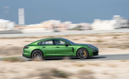 2019 Porsche Panamera GTS (Color: Mamba Green Metallic) Side Wallpapers 450x275 (34)