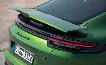 2019 Porsche Panamera GTS (Color: Mamba Green Metallic) Spoiler Wallpapers 450x275 (43)