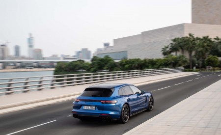2019 Porsche Panamera GTS Sport Turismo Rear Three-Quarter Wallpapers 450x275 (45)