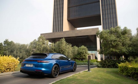 2019 Porsche Panamera GTS Sport Turismo Rear Three-Quarter Wallpapers 450x275 (51)