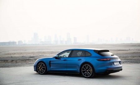 2019 Porsche Panamera GTS Sport Turismo Rear Three-Quarter Wallpapers 450x275 (46)