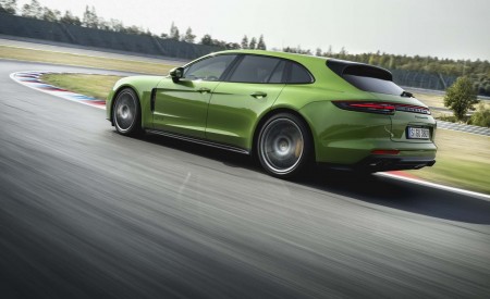 2019 Porsche Panamera GTS Sport Turismo Rear Three-Quarter Wallpapers 450x275 (38)