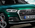 2020 Audi SQ5 TDI (Color: Azores Green Metallic) Front Bumper Wallpapers 150x120