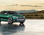 2020 Audi SQ5 TDI (Color: Azores Green Metallic) Front Three-Quarter Wallpapers 150x120