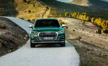 2020 Audi SQ5 TDI (Color: Azores Green Metallic) Front Wallpapers 450x275 (2)