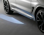 2020 BMW X3 M Competition Ground Projection Wallpapers 150x120