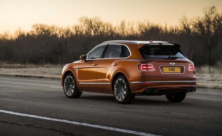 2020 Bentley Bentayga Speed Rear Three-Quarter Wallpapers 450x275 (6)