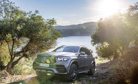 2020 Mercedes-AMG GLE 53 4MATIC+ (Color: Selenite Grey) Front Three-Quarter Wallpapers 450x275 (18)
