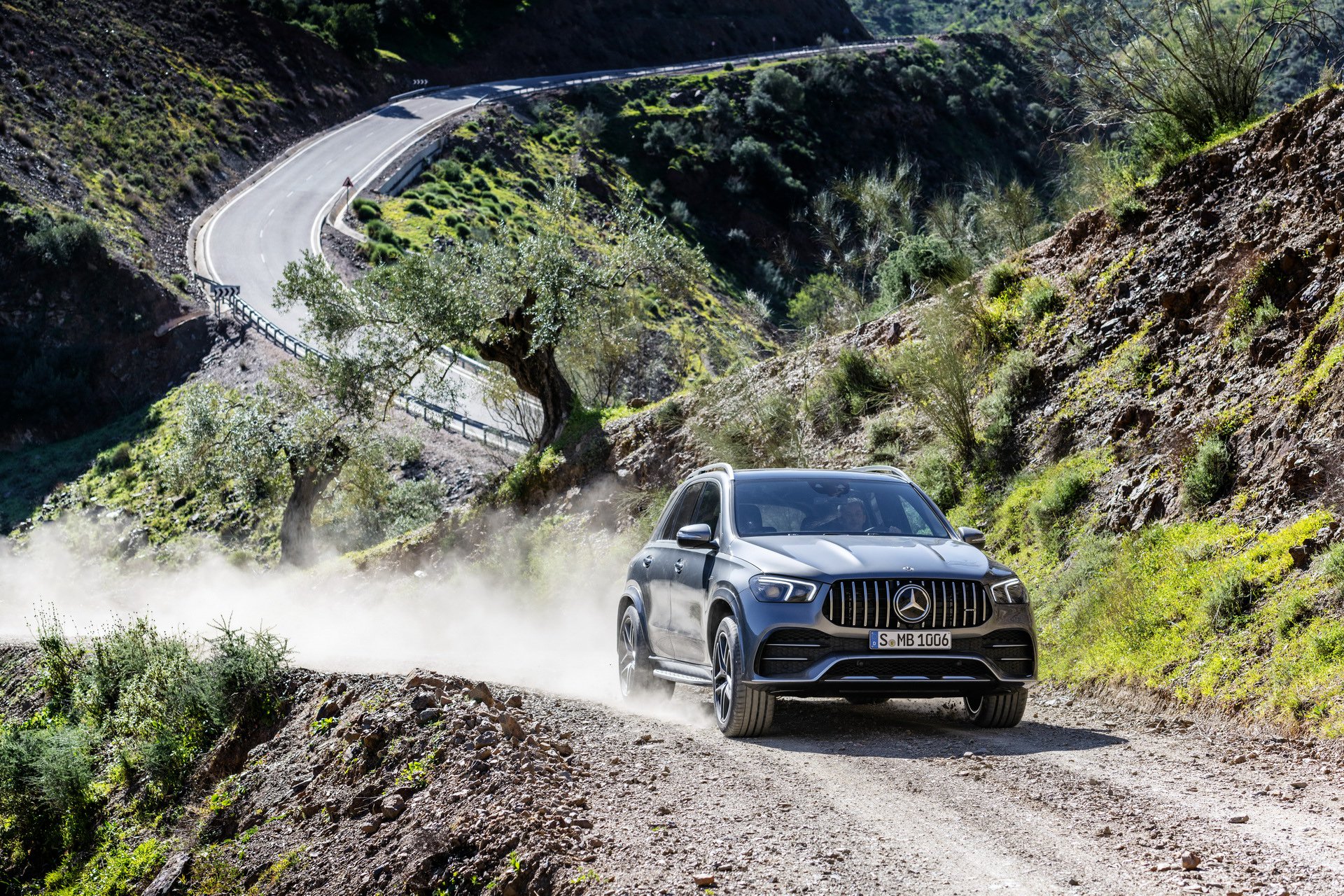 2020 Mercedes-AMG GLE 53 4MATIC+ (Color: Selenite Grey) Off-Road Wallpapers (14)