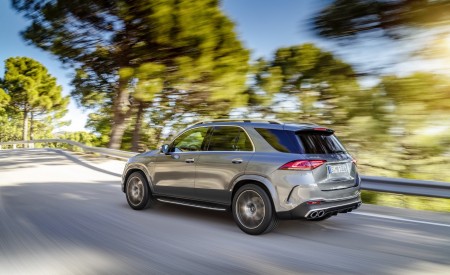 2020 Mercedes-AMG GLE 53 4MATIC+ (Color: Selenite Grey) Rear Three-Quarter Wallpapers 450x275 (4)