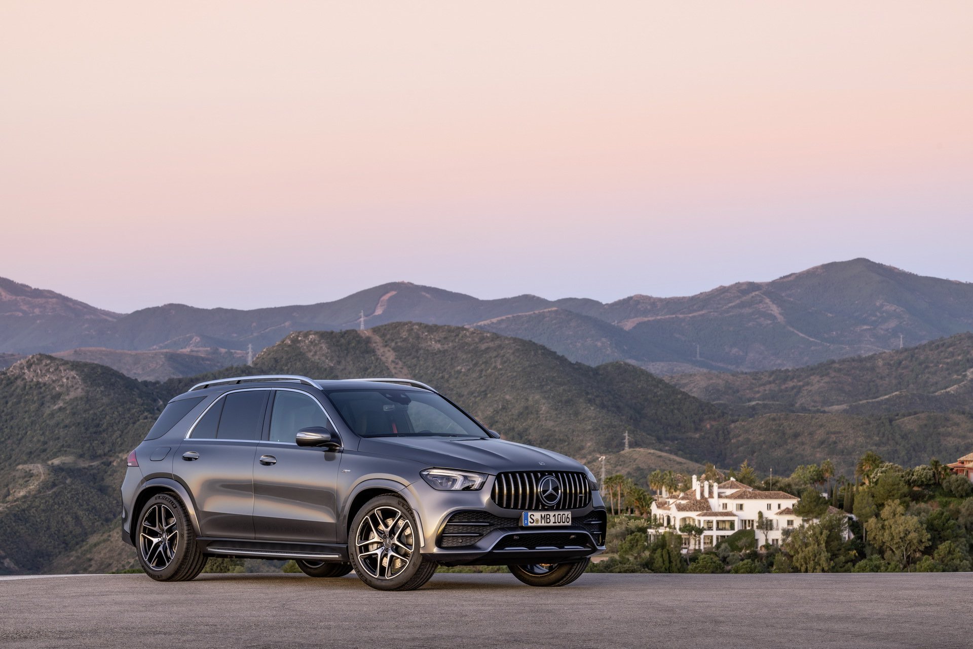 2020 Mercedes-AMG GLE 53 4MATIC+ (Color: Selenite Grey) Side Wallpapers (12)