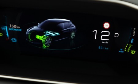 2020 Peugeot e-208 EV Digital Instrument Cluster Wallpapers 450x275 (33)