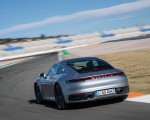 2020 Porsche 911 4S (Color: Agate Grey Metallic) Rear Wallpapers 150x120