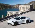 2020 Porsche 911 4S (Color: Carrara White Metallic) Front Three-Quarter Wallpapers 150x120