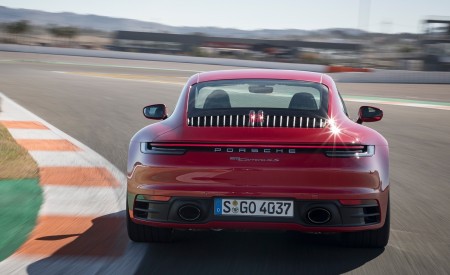 2020 Porsche 911 4S (Color: Guards Red) Rear Wallpapers 450x275 (17)