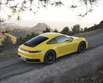 2020 Porsche 911 4S (Color: Racing Yellow) Rear Three-Quarter Wallpapers 150x120