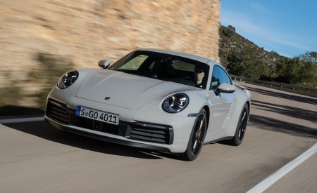 2020 Porsche 911 S (Color: Crayon) Front Wallpapers 450x275 (167)