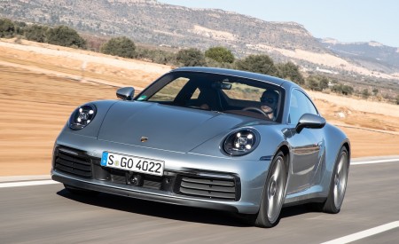 2020 Porsche 911 S (Color: Dolomite Silver Metallic) Front Wallpapers 450x275 (145)