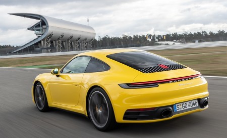 2020 Porsche 911 S Rear Three-Quarter Wallpapers 450x275 (57)