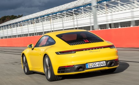 2020 Porsche 911 S Rear Three-Quarter Wallpapers 450x275 (50)