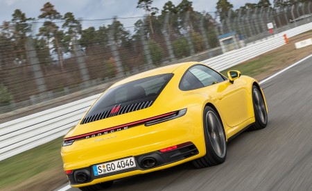 2020 Porsche 911 S Rear Three-Quarter Wallpapers 450x275 (58)