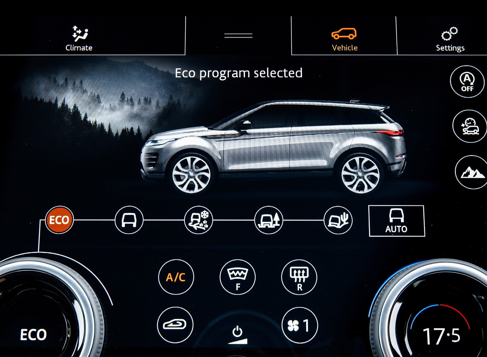 Vehicle setup. Range Rover Evoque габариты.