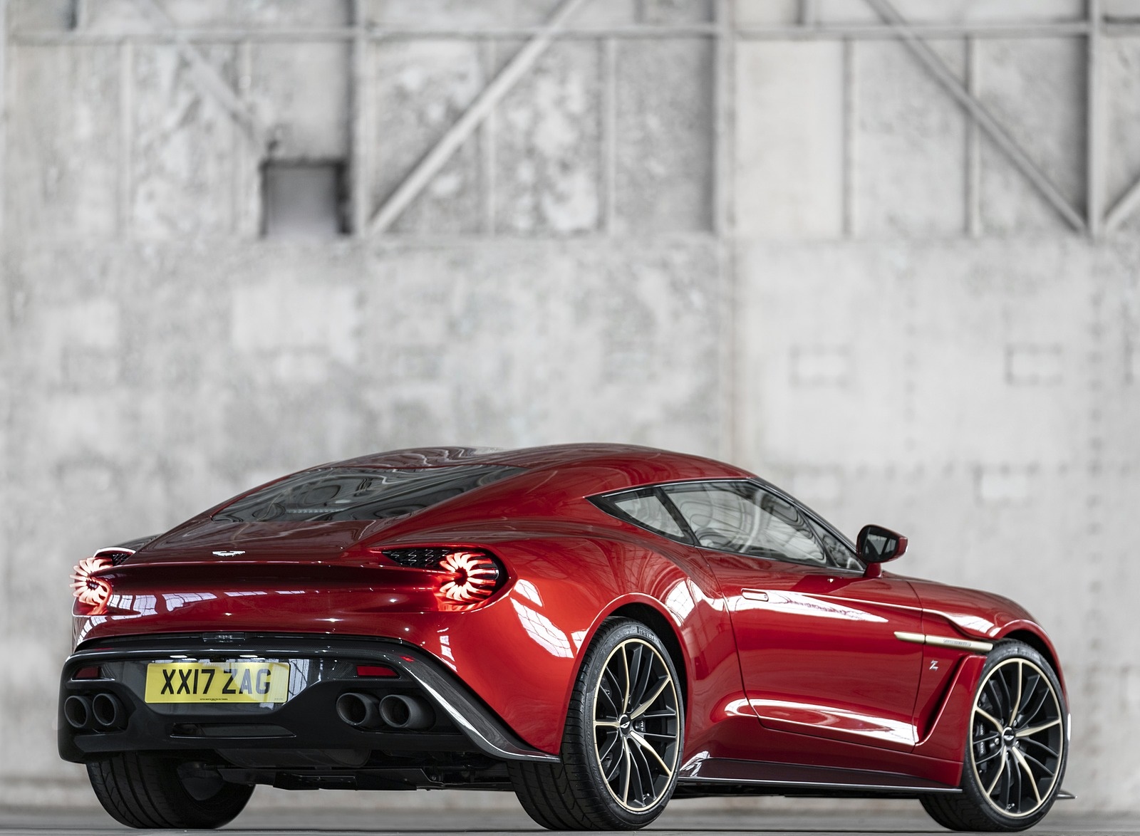 2018 Aston Martin Vanquish Zagato Coupe Rear Three-Quarter Wallpapers (2)