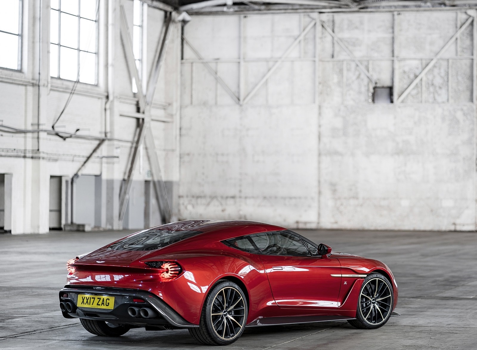2018 Aston Martin Vanquish Zagato Coupe Rear Three-Quarter Wallpapers (10)