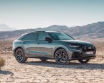 2019 Audi Q8 (Color: Daytona Grey) Front Three-Quarter Wallpapers 150x120