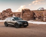 2019 Audi Q8 (Color: Daytona Grey) Front Three-Quarter Wallpapers 150x120